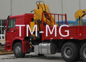 Durable XCMG Knuckle Boom Truck Mounted Crane , Cargo Crane Truck