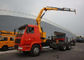 XCMG 5 Ton Transportation Folding Boom Crane / Lorry Mounted telescopic mobile crane