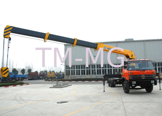Hydrauliczny 12-tonowy żuraw z ładunkiem ciężarówki z wysięgnikiem teleskopowym