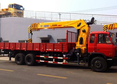 Trwały 14-tonowy układ hydrauliczny Żuraw montowany na ciężarówce, przepływ oleju 63 l / min